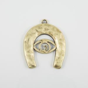 Metal Horseshoe-Eye Bronze 6.3x5.1cm