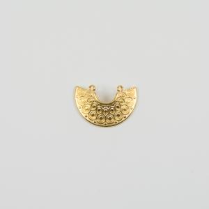 Μεταλλικό Μενταγιόν Χρυσό 2.5x1.7cm