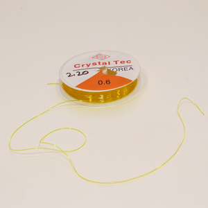 Σιλικόνη Κίτρινη (0.6mm) 10m