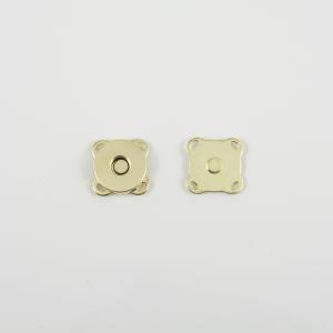 Magnetic Bag Clasp Gold 1.5cm
