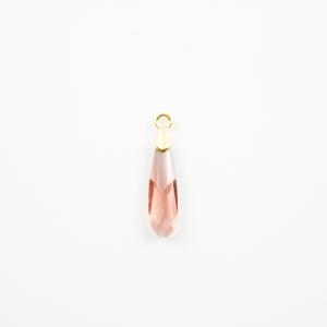 Swarovski Crystal Blush Rose 17.5mm
