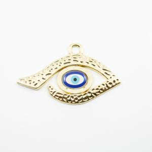 Forged Eye Gold 7.5x4.7cm