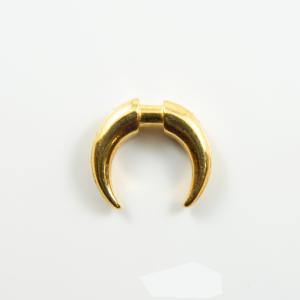 Bull's Horns Gold 1.4x1.3cm