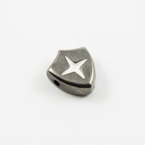 Metal Star Black Nickel 1.2x1.1cm