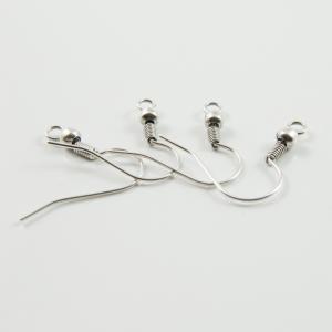 Hooks Earrings Silver 2cm