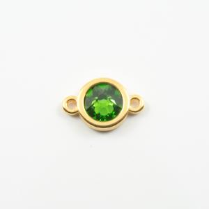 Χρυσό Μοτίφ Emerald 1.7x1.1cm