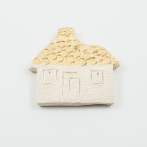 Ceramic House Ivory 7.5x7cm