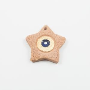 Star-Eye Beige-Blue 5x5cm