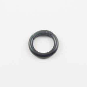 Metal Hoop Round Black 2.3cm