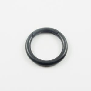 Metal Hoop Round Black 3.4cm