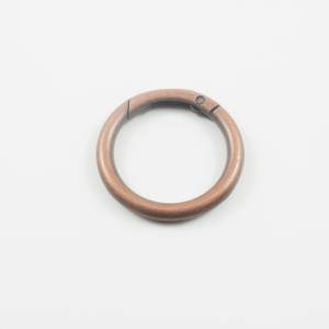 Metal Hoop Round Copper 4cm