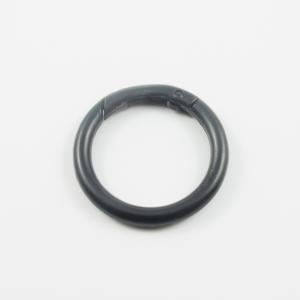 Metal Hoop Round Black 4cm