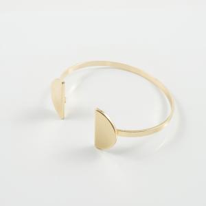 Bracelet Semi-Circle Gold 6x5cm