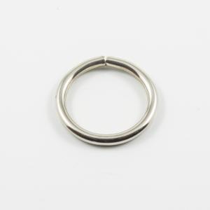 Round Hoop Silver 3.1cm