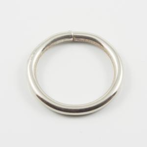 Round Hoop Silver 3.6cm