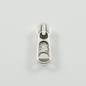 Metal Zipper Silver 2.2x0.8cm