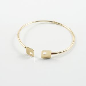 Bracelet Square Gold 6.3x6.2cm