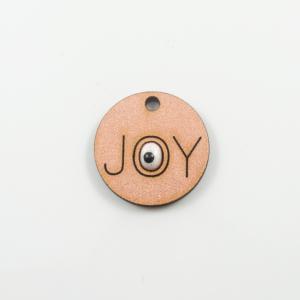 Wooden "Joy" Eye Copper 2cm