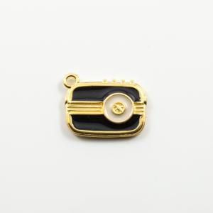 Transistor Black Enamel 2x1.5cm