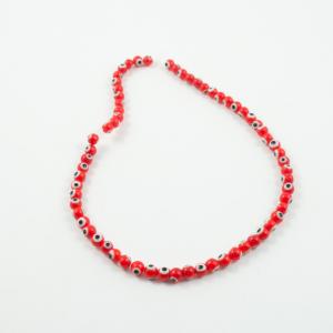 Glass Eyes Round Red (8mm)