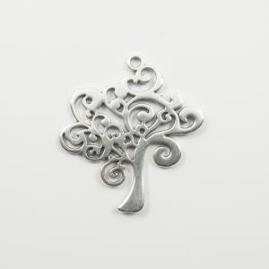 Tree of Life Silver 4.1x3.8cm