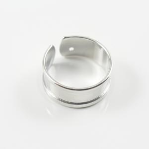Metal Ring Nickel 1.8x0.9cm