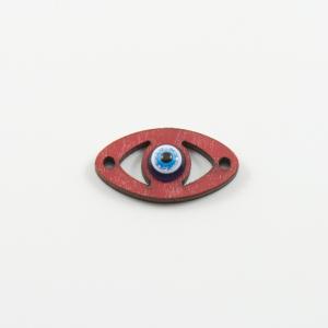 Wooden Motif Eye Red