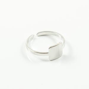 Ring Square Silver