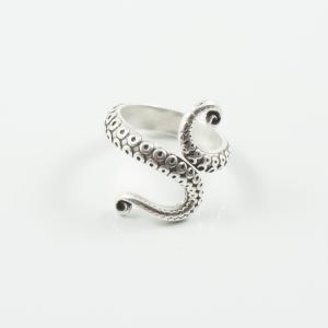 Ring Tentacle Octopus Silver