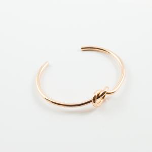 Bracelet Knot Pink Gold 6.5cm