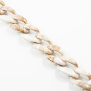 Acrylic Beige Chain