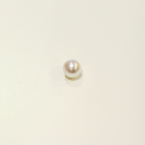 Πέρλα Γυάλινη "Λευκή" (8mm)
