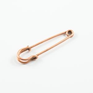 Metal Safety Pin Copper (5.1x1.1cm)