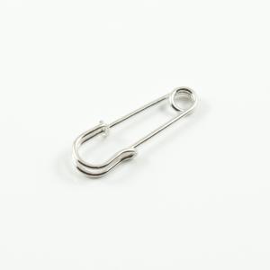 Metal Safety Pin Silver (2.2x0.7cm)