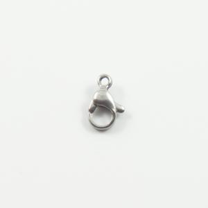 Steel Claw Clasp Silver 12mm