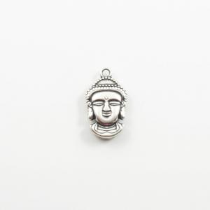 Metallic Pendant Buddha Silver