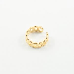 Metal Ring Chain Gold