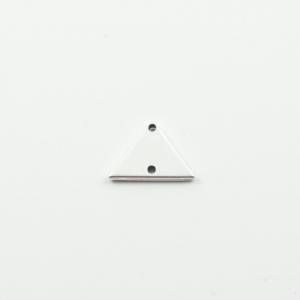 Mεταλλικό Τρίγωνο Ασημί 1.7x1.2cm