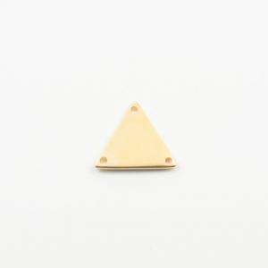 Metallic Triangle Gold 1.9x1.7cm