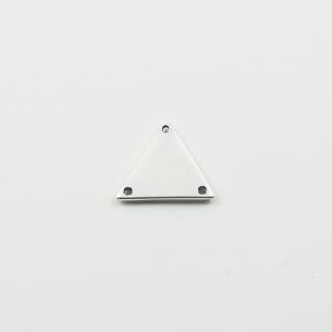 Metallic Triangle Silver 1.9x1.7cm