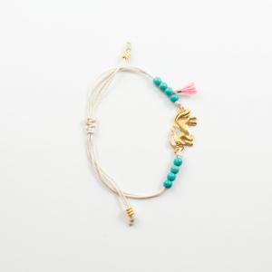 Bracelet Beige-Unicorn Gold