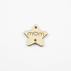 Motif Star "Mum" Gold