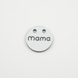Acrylic Motif "Mama" Silver