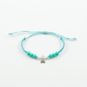 Bracelet Light Blue Boy Silver