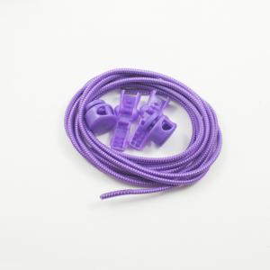 Elastic Shoe Lace Purple
