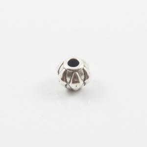 Μεταλλική Ροδέλα Ασημί (0.7x0.9cm)