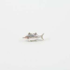 Grommet Fish Silver 2x0.9cm