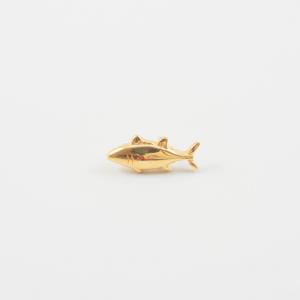 Grommet Fish Gold 2x0.9cm