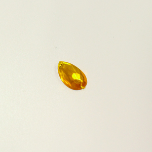 Button Rhinestone Bright Yellow 1.8x1cm