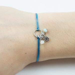 Bracelet Turquoise-Motif Silver